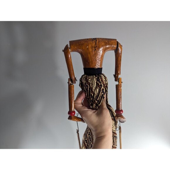 3 Vintage Wayang Golek wooden puppet - bodies only - Picture 6 of 10